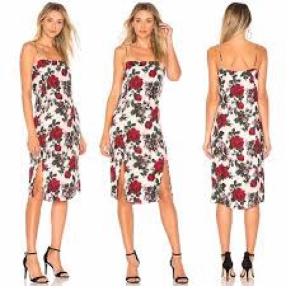 Kelby Floral Silk Slip Dress by Equipment